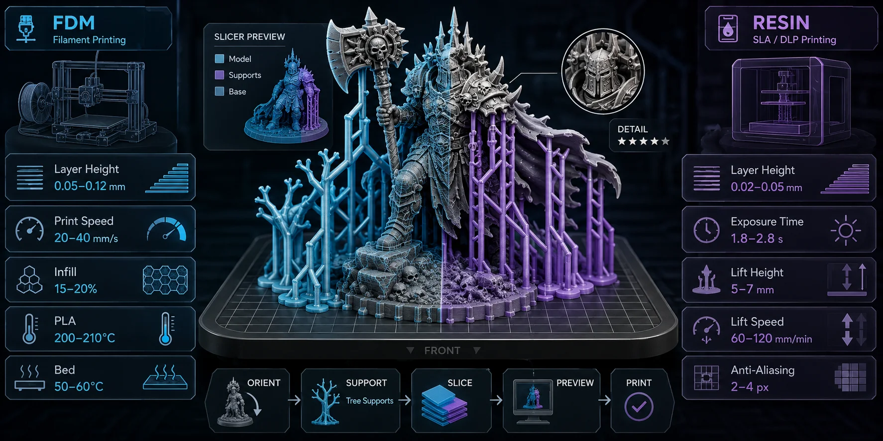 how to print miniatures essential slicer settings for printing miniatures