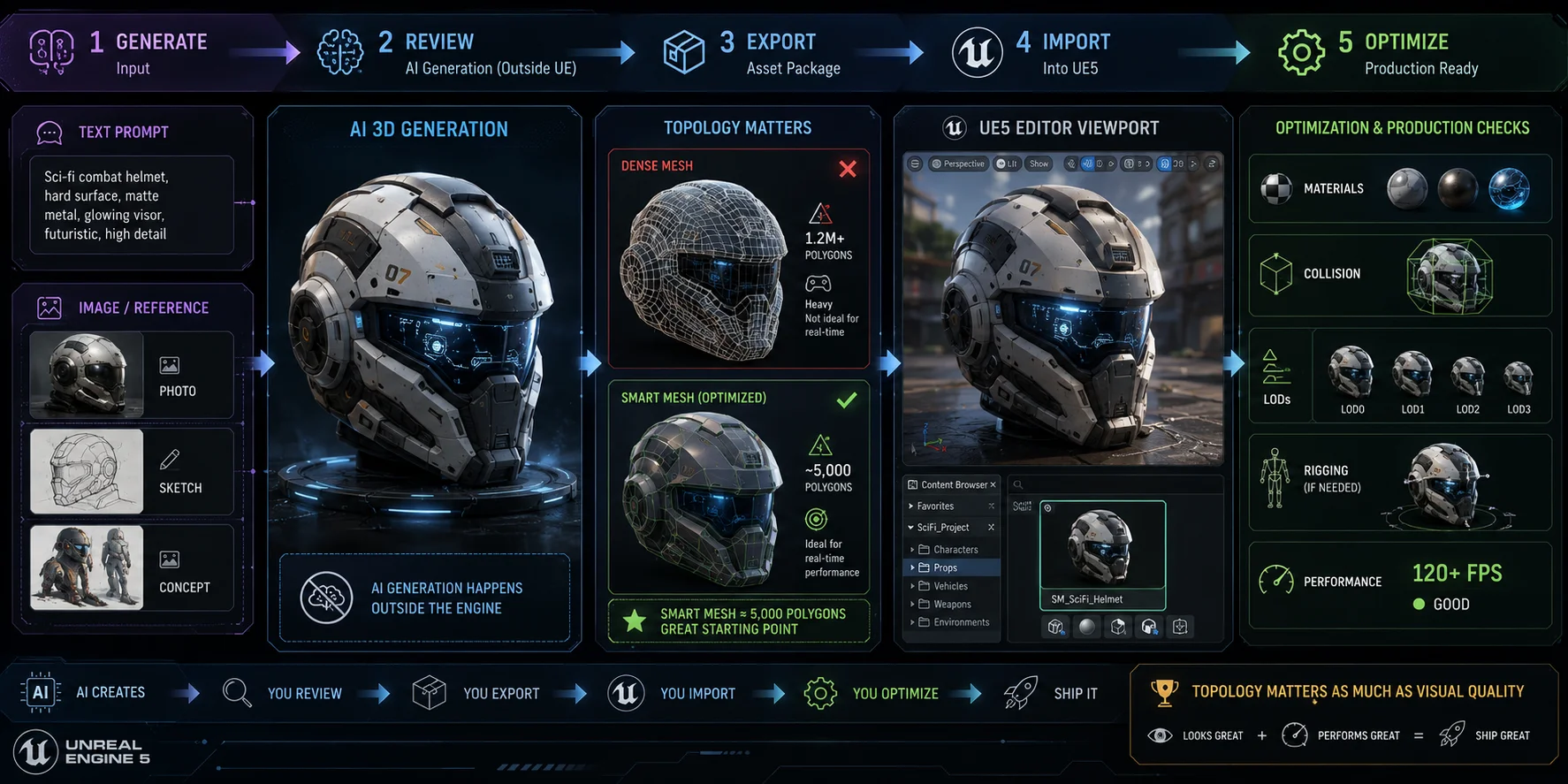 how to use ai 3d models in unreal engine how ai 3d generation works for ue5 assets