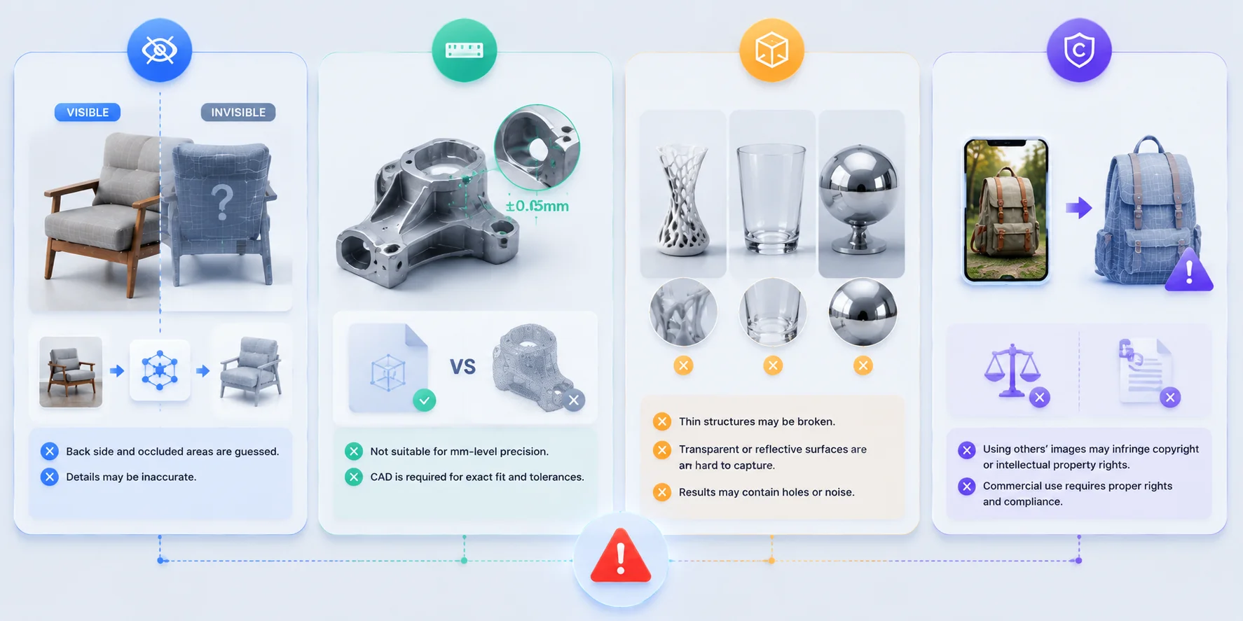 image to 3d api limitations