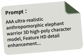 A self-serve generated asset that a small studio can iterate and export without a managed review queue.