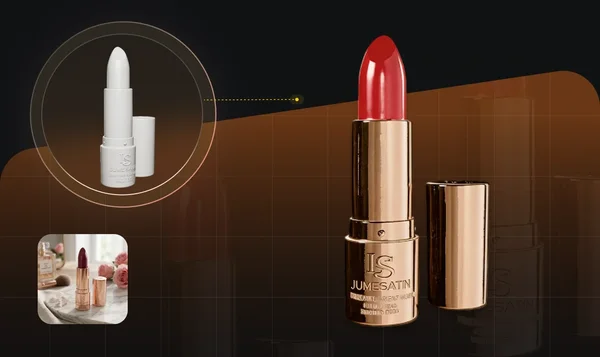 lipstick Ecommerce Ads 3D model including white-model, render graphs