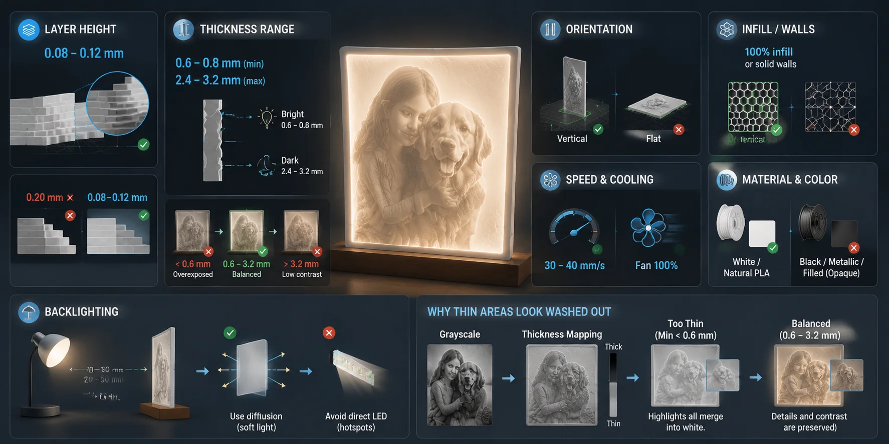 lithophane generator ai backlighting
