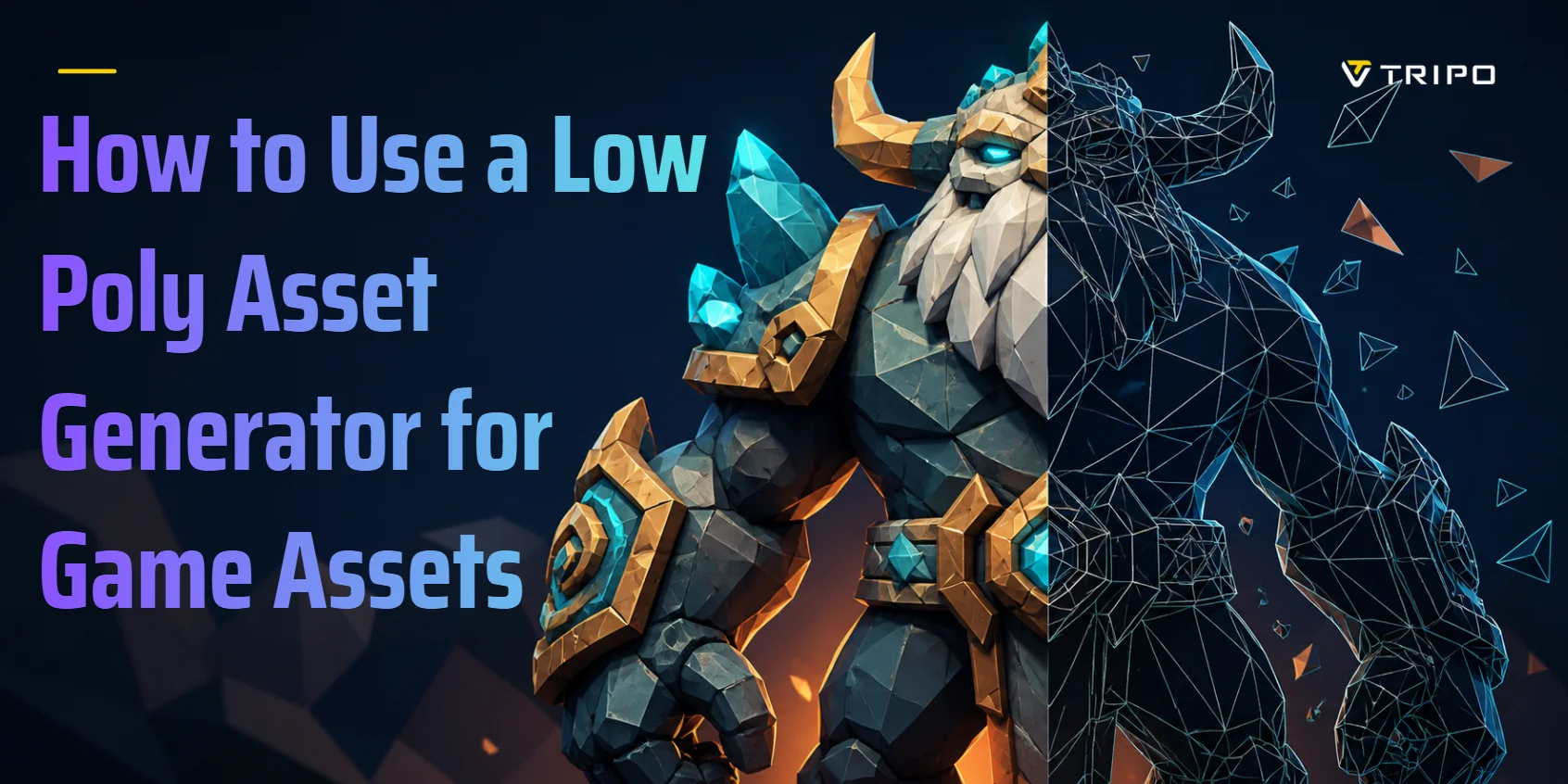 low poly asset generator cover