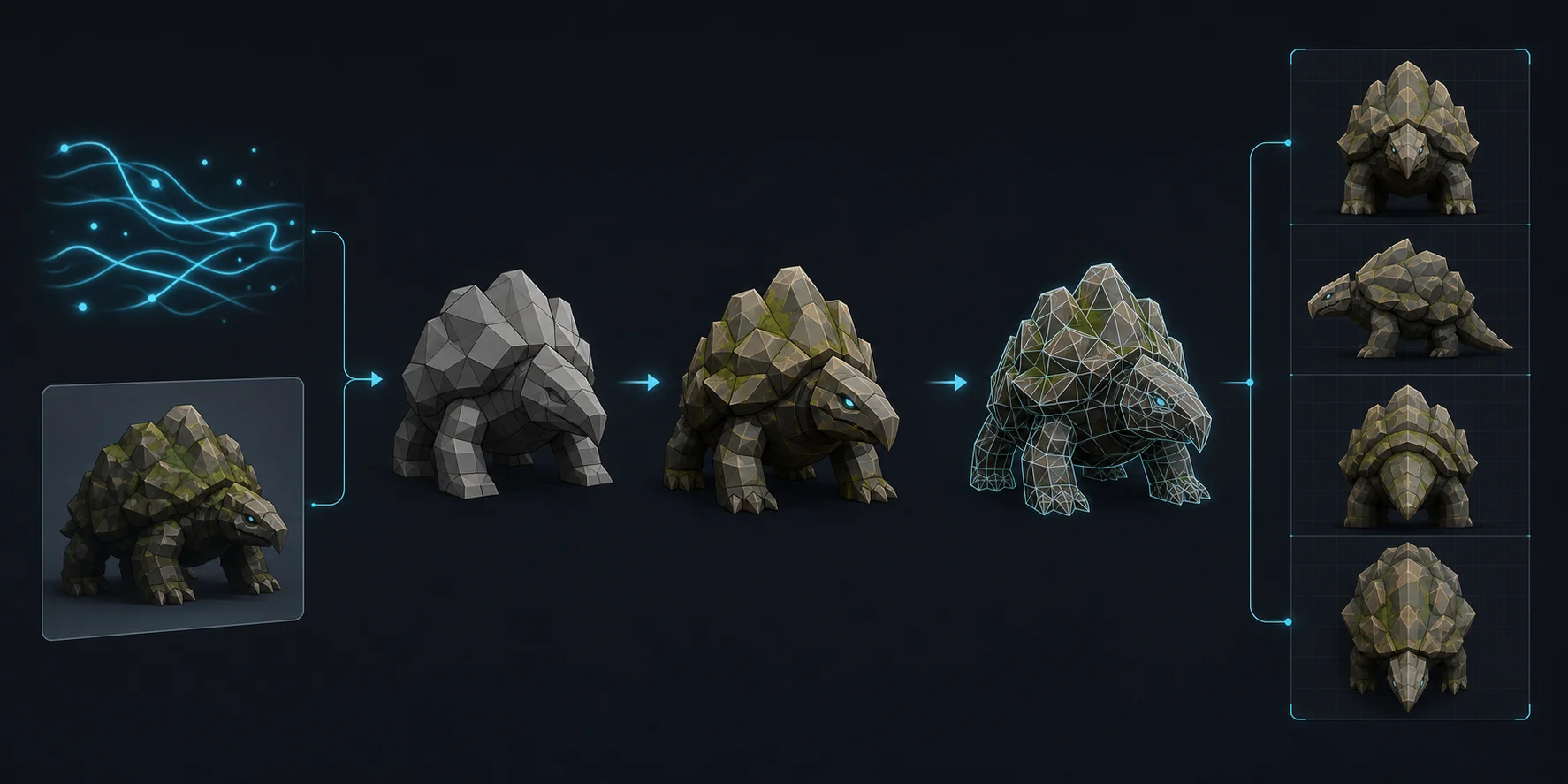 low poly asset generator how to generate a low poly asset step by step