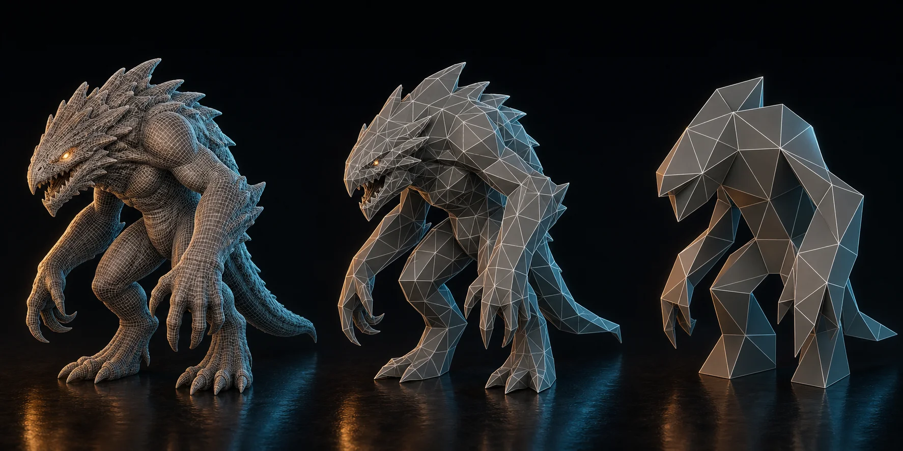 low poly asset generator what face count should a low poly asset have