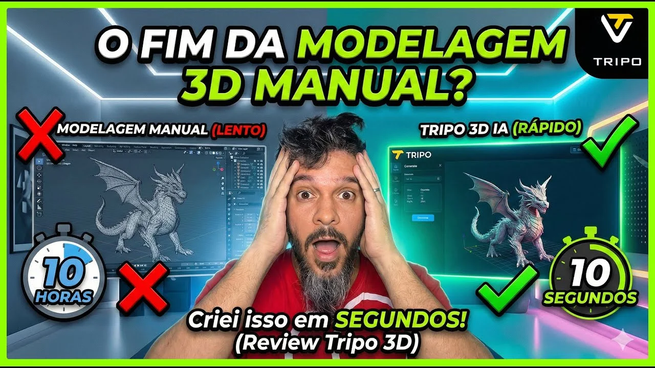 這絕非人類建模而成！（TRIPO3D 評測）