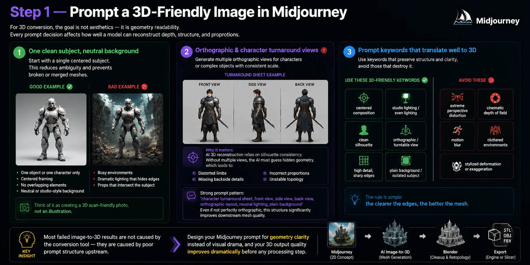 midjourney prompt guide for 3d friendly images