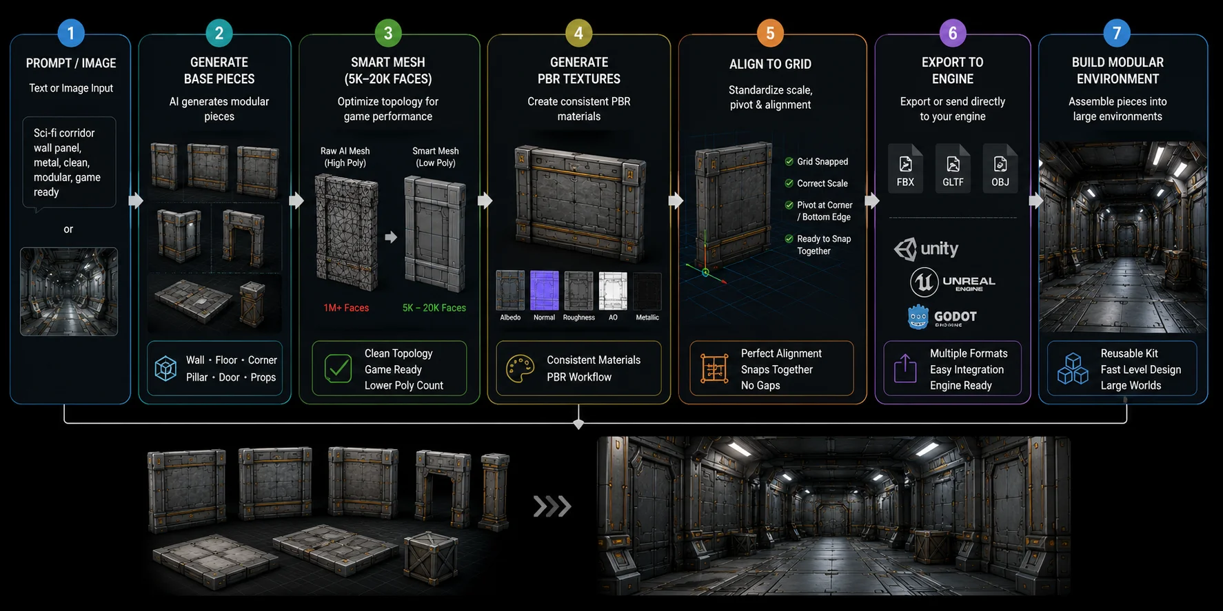 ai modular asset workflow