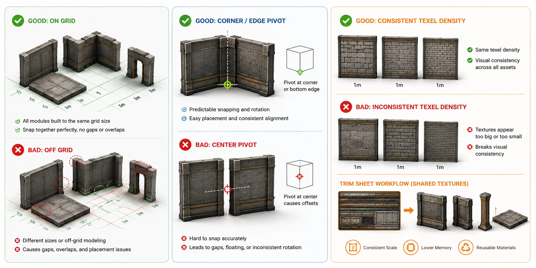 modular design grid and pivots