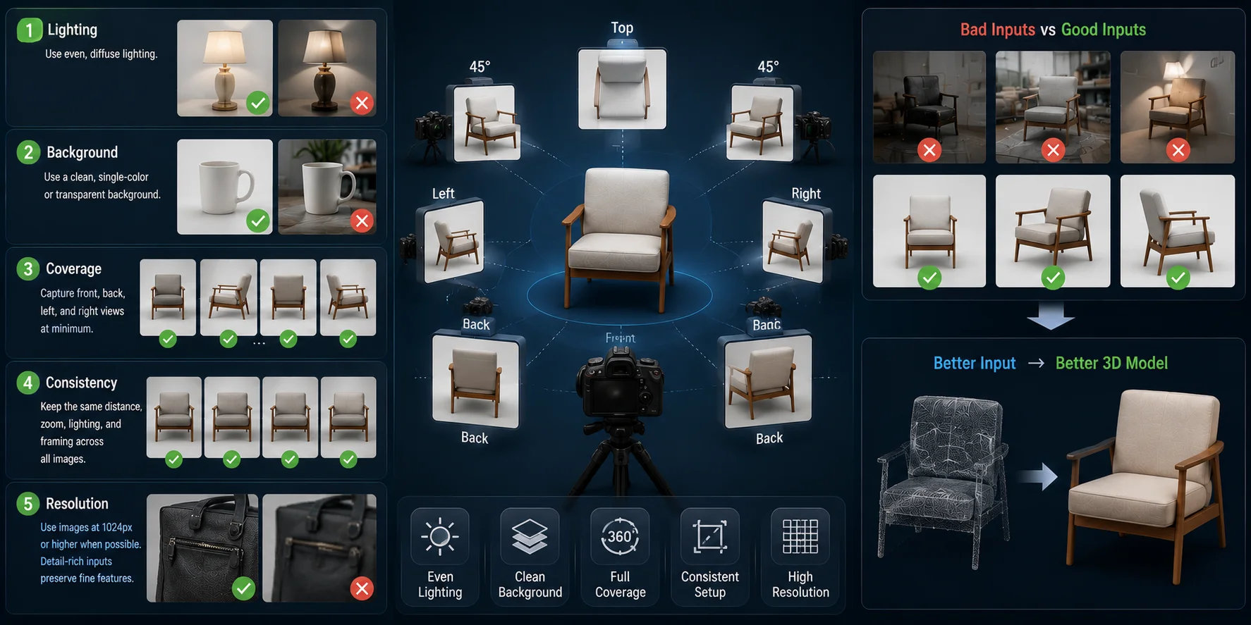 multi view to 3d what images work best for multi view 3d