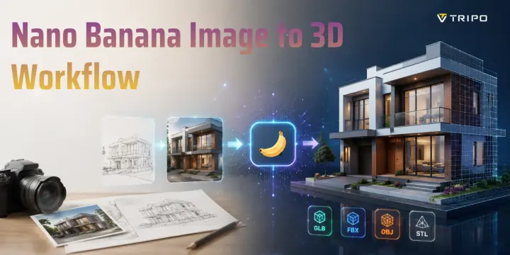 nano banana to tripo ai 3d workflow