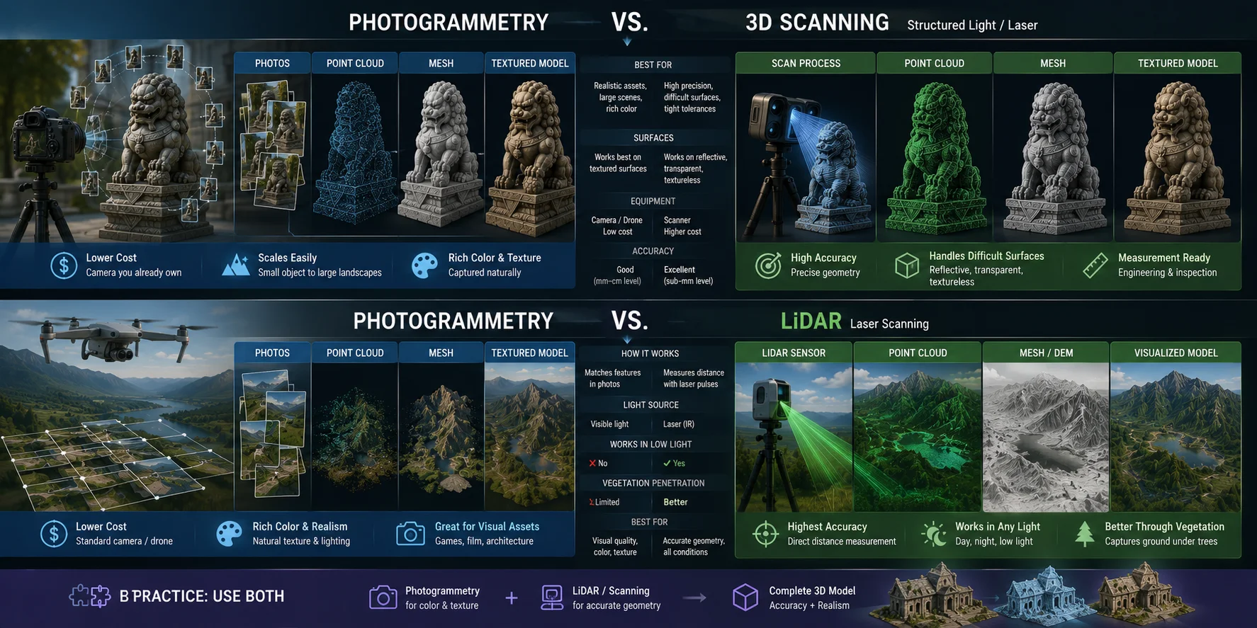 photogrammetry photogrammetry vs lidar