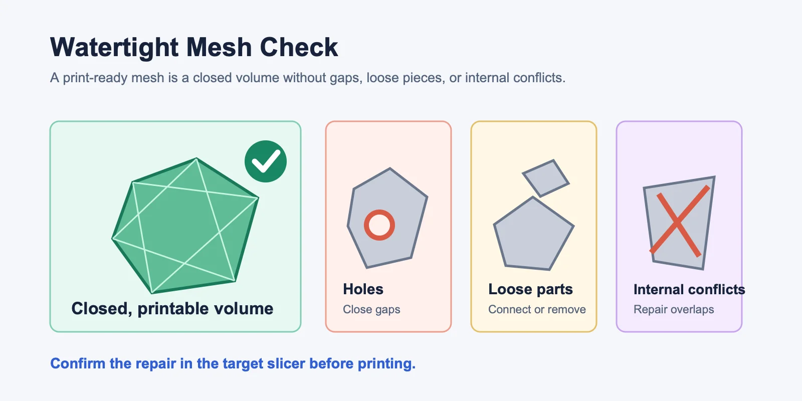 Watertight Mesh Check
