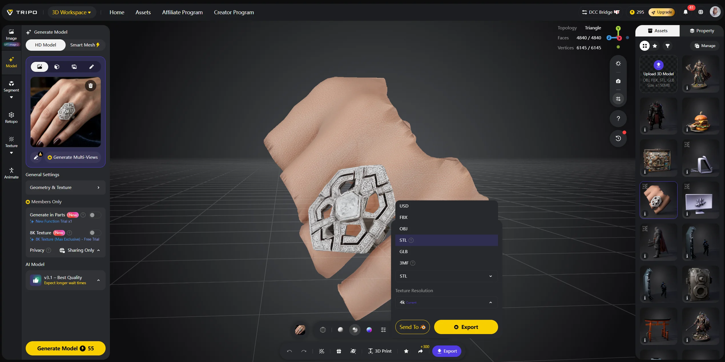 roblox 3d model maker step by step tripo ai roblox studio 4