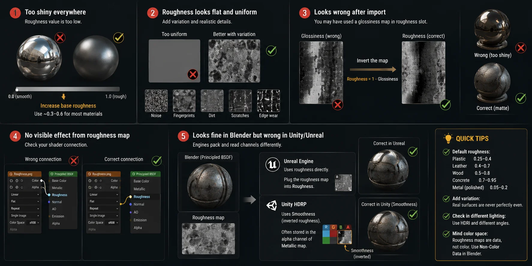 roughness map common roughness map mistakes and how to fix them