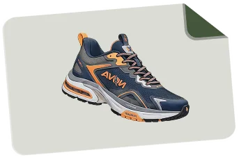 blue shoes 3d model 