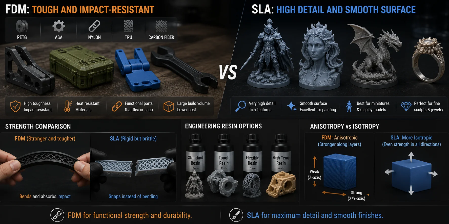 sla vs fdm sla vs fdm strength which prints are tougher