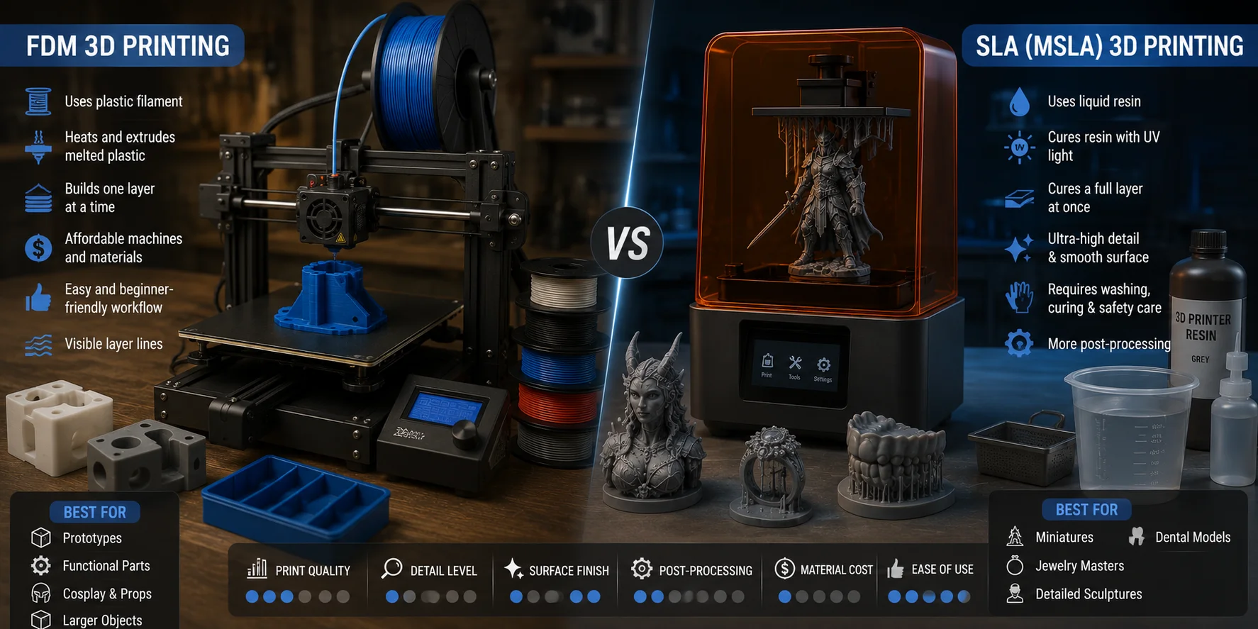 sla vs fdm what is fdm 3d printing