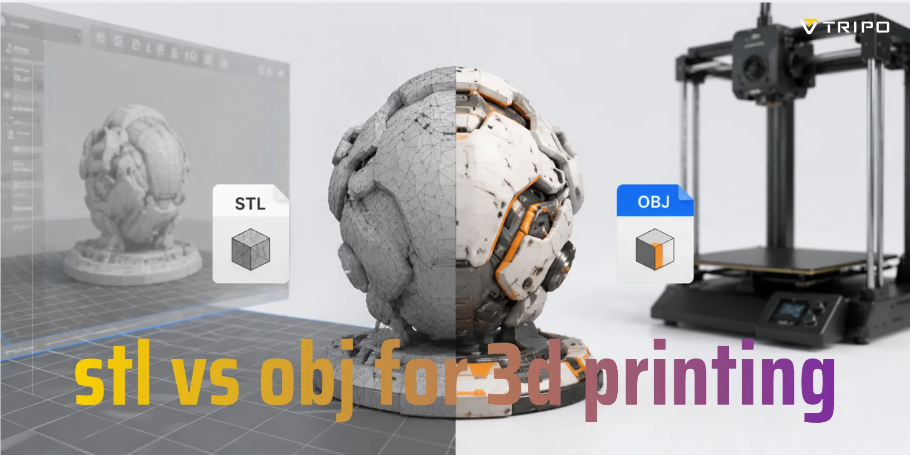 stl vs obj 3d printing comparison
