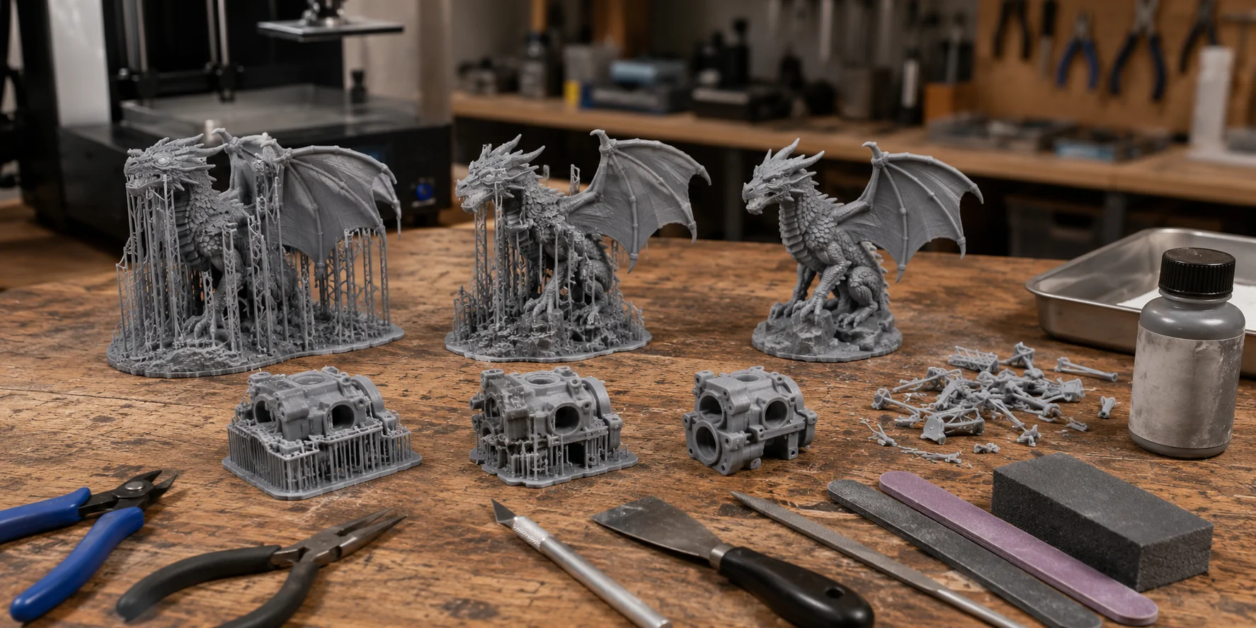 3d print support removal tools posts