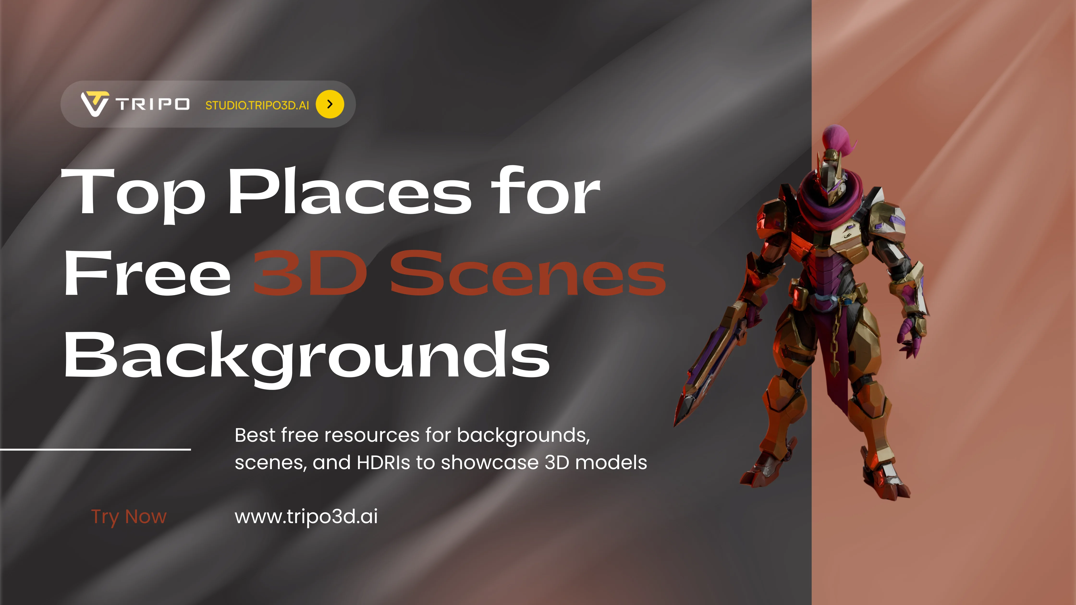 Top 9 Places for Free 3D Scenes, HDRIs, and Backgrounds in 2025