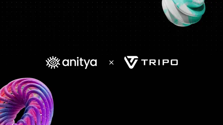 Tripo AI Partners with Anitya to Expand 3D AI Ecosystem