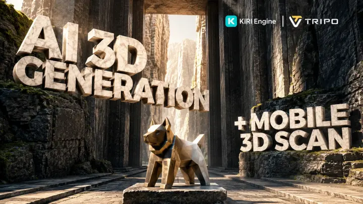 How AI 3D Generation Extends What You Can Do with Mobile 3D Scans