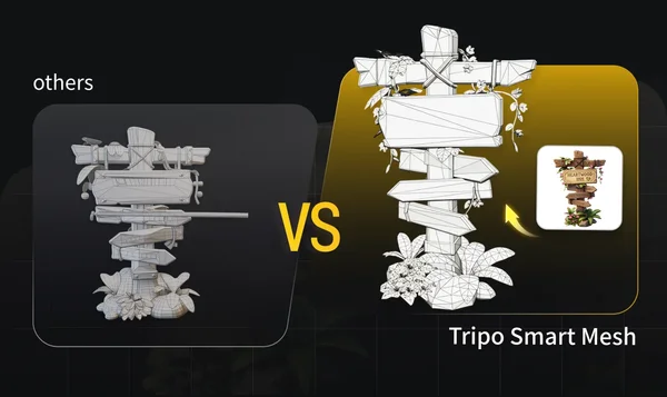 tripo smart mesh vs others