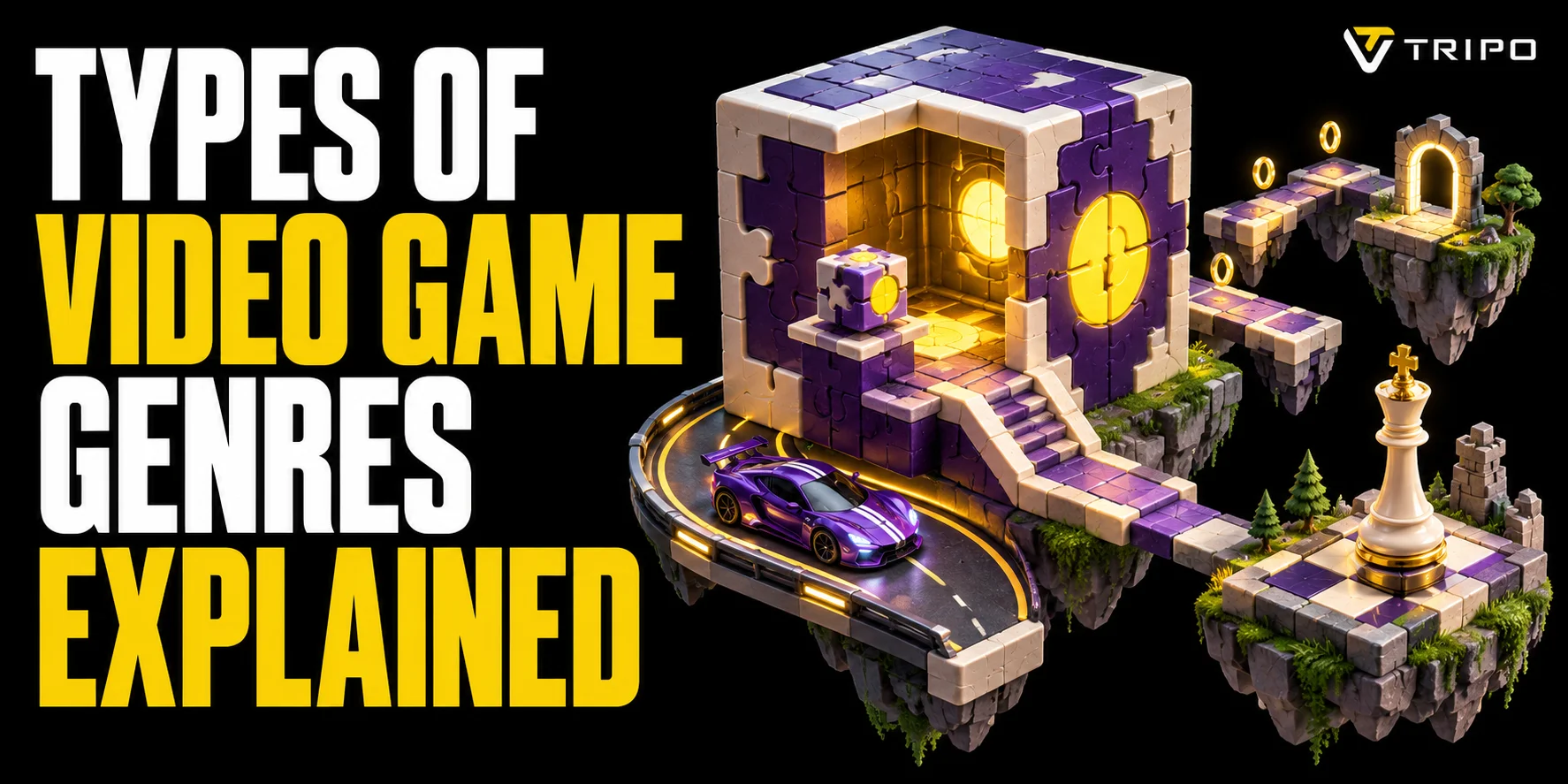 Types of Video Game Genres Explained