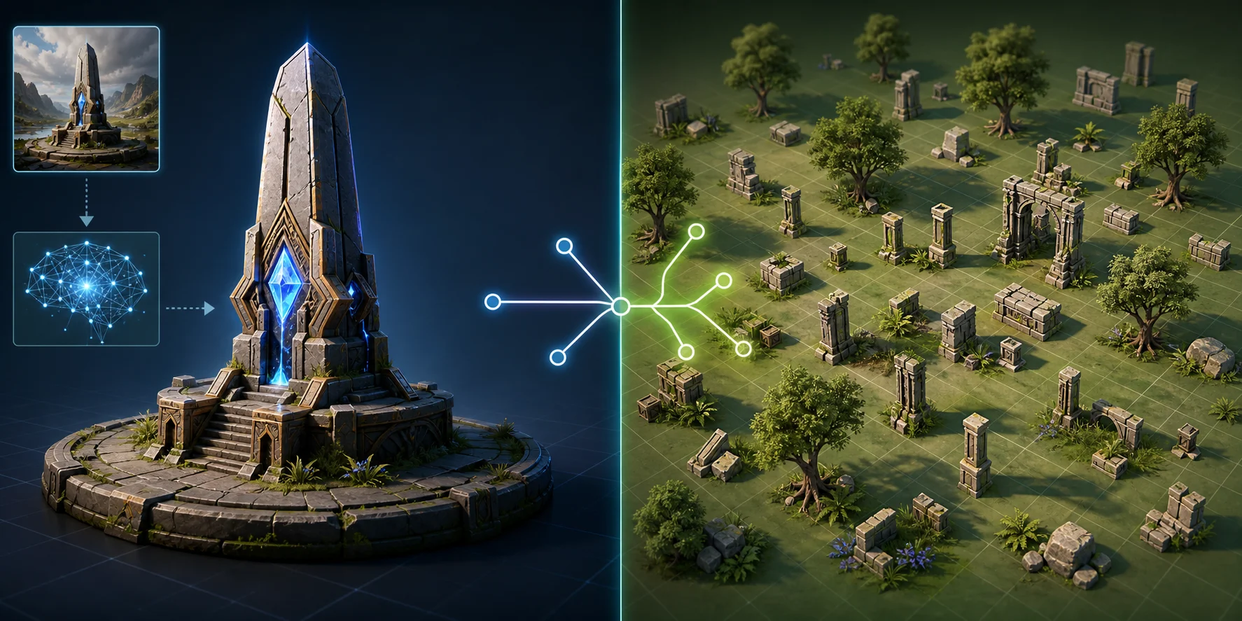 unreal asset generator ai generation vs procedural generation which should you use