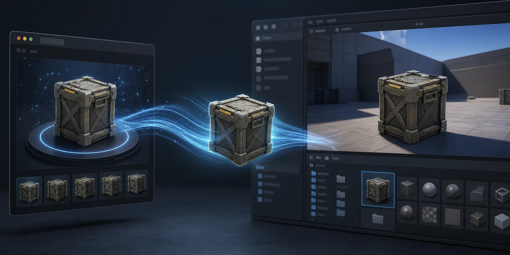 unreal asset generator how do you import an ai generated asset into unreal engine