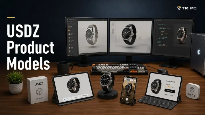 usdz product model workflow across apple devices