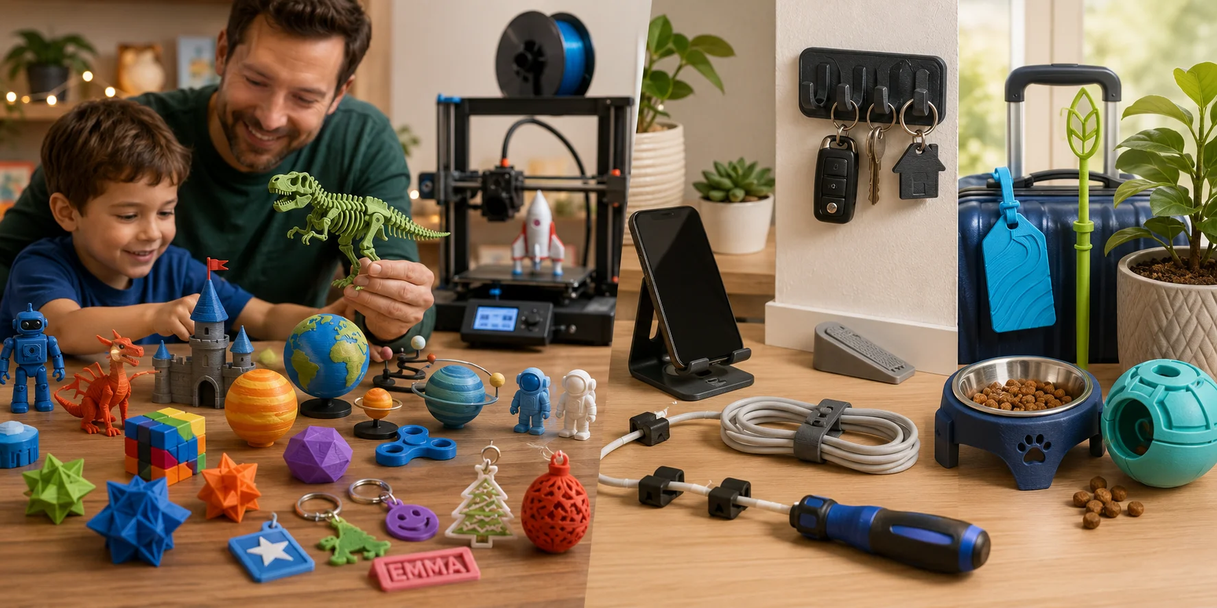 what can you make with a 3d printer 3d printing projects for kids and families
