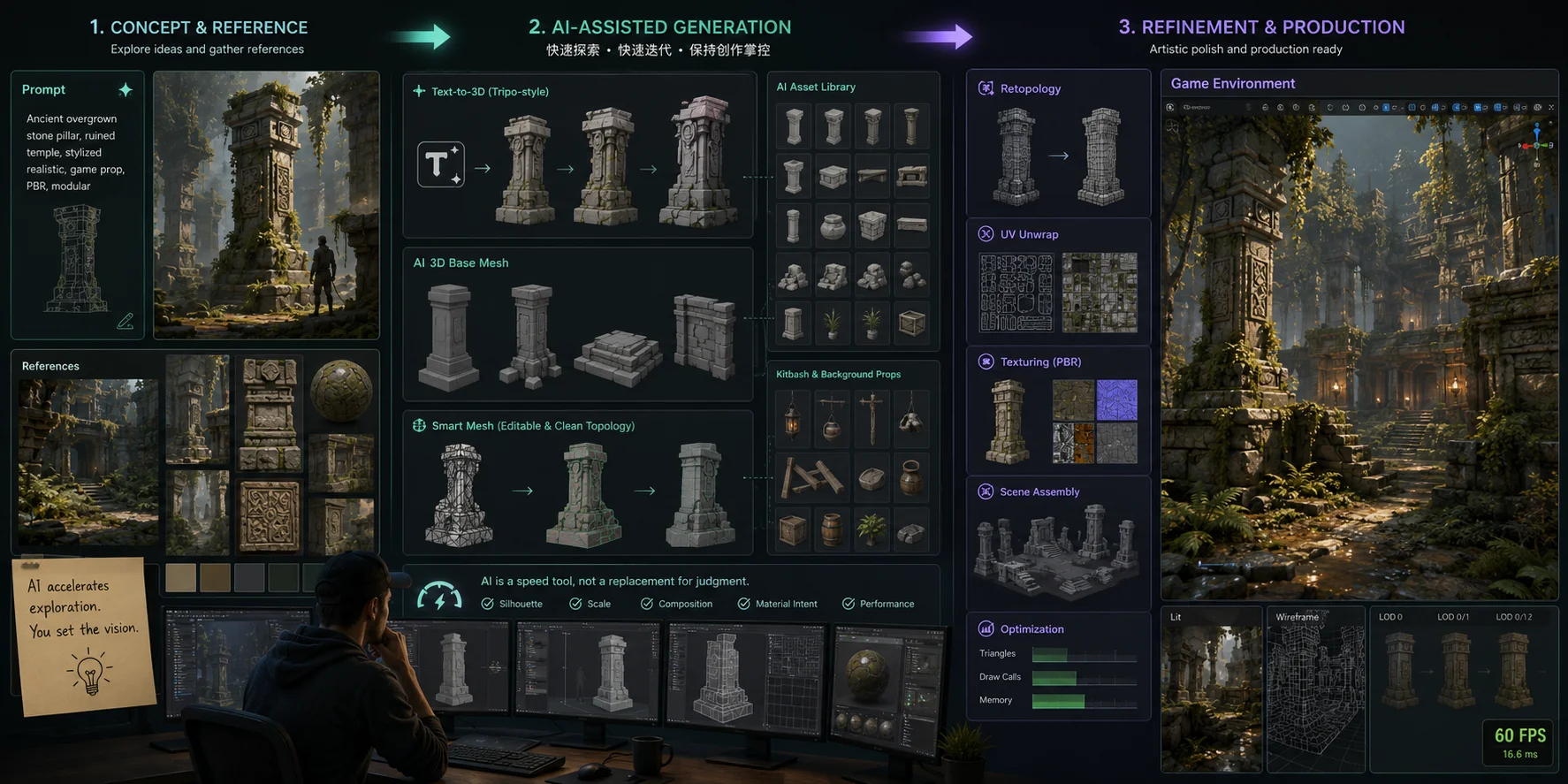 ai environment asset workflow