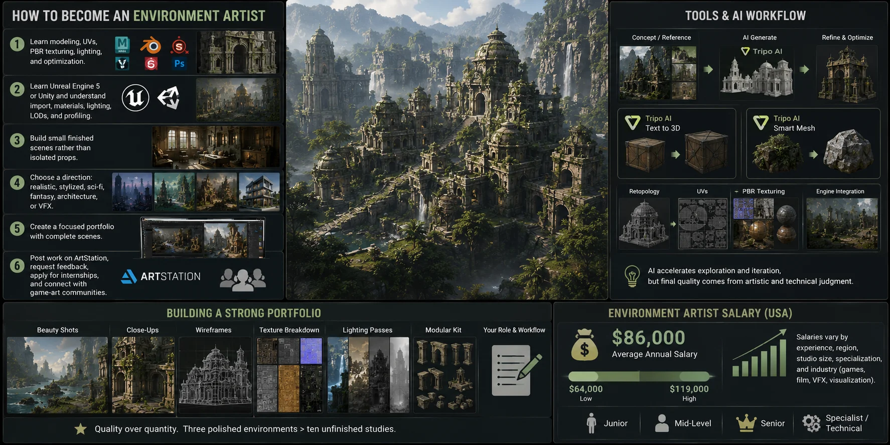environment artist career path