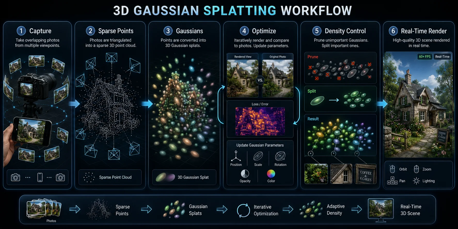 what is gaussian splatting how does 3d gaussian splatting work