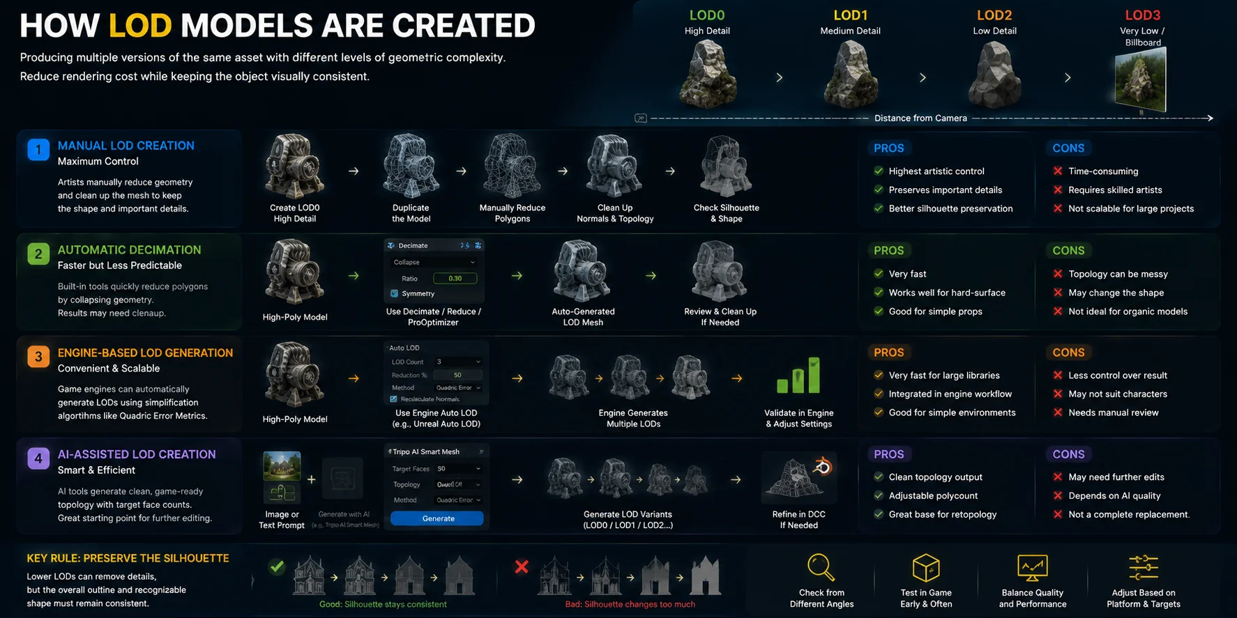 what is lod in games how lod models are created
