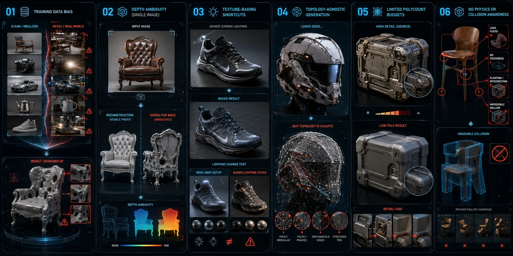Root Causes of Poor AI 3D Quality